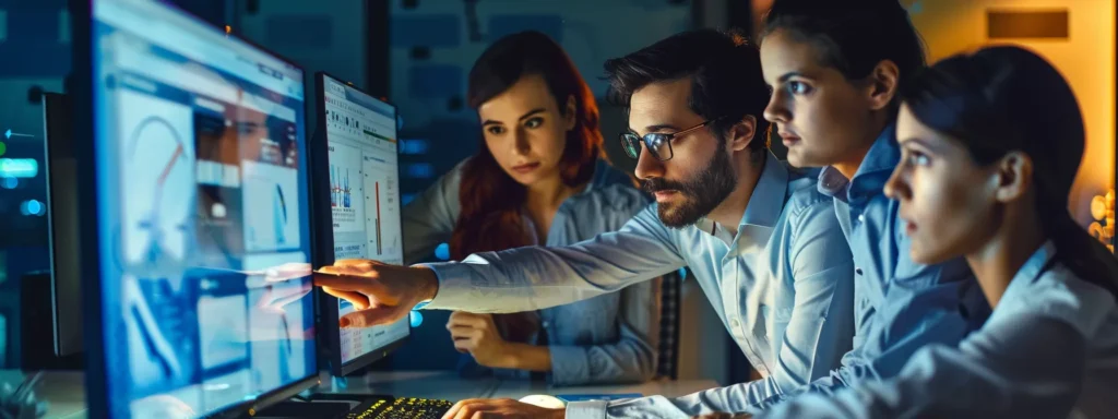 A new team being trained in the use of automated RFP software