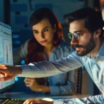 A new team being trained in the use of automated RFP software